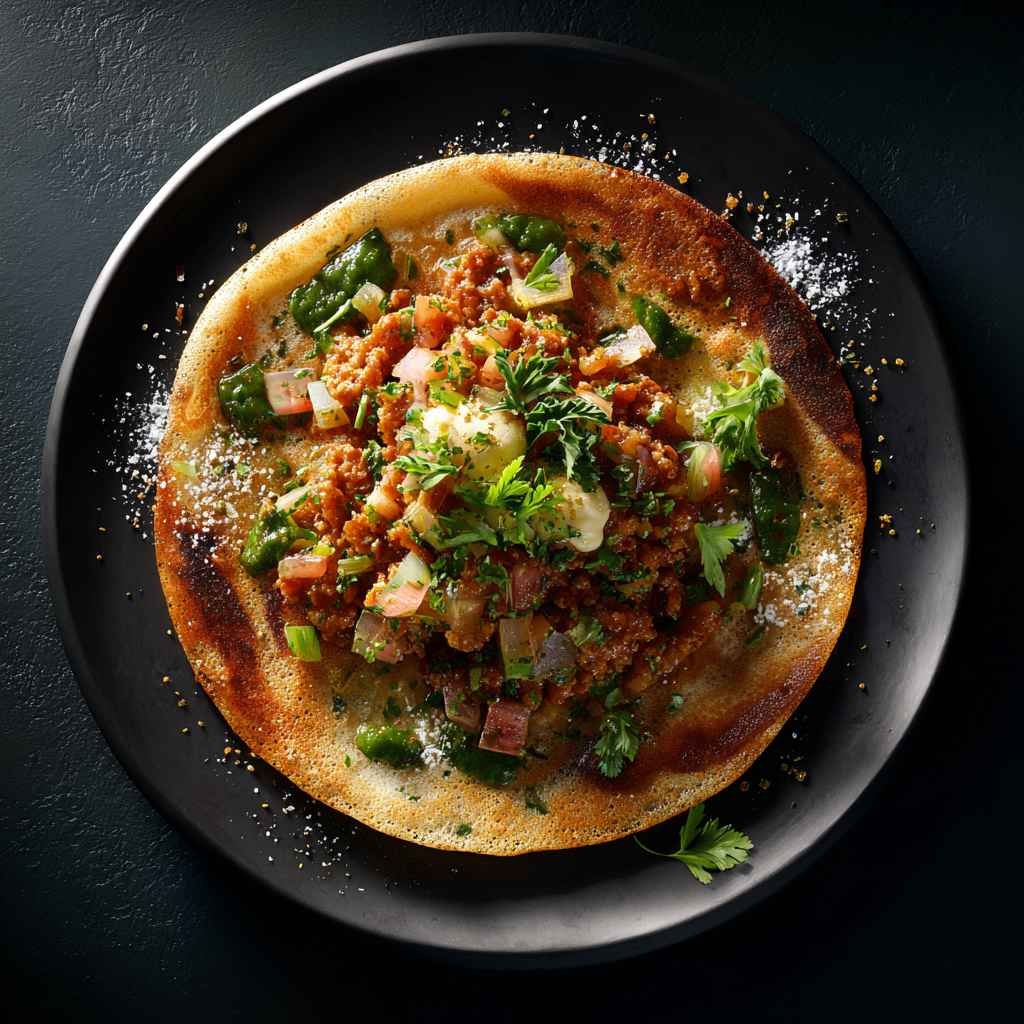 Chicken Kheema Dosa