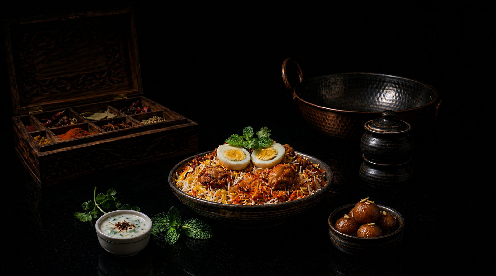House of Biryanis & Kebabs signature dish